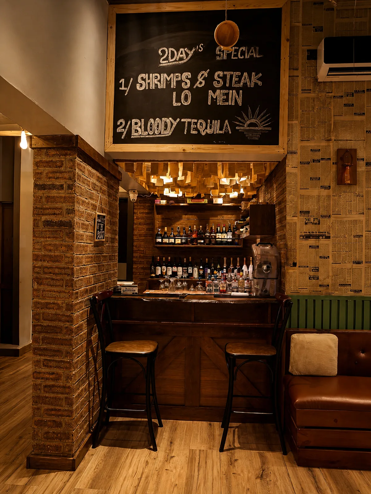 The bar stand